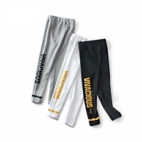 Load image into Gallery viewer, Kid Girls Striped Letters Print Pants Leggings Wholesale 211111405
