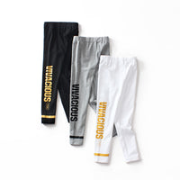 Load image into Gallery viewer, Kid Girls Striped Letters Print Pants Leggings Wholesale 211111405
