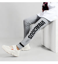 Load image into Gallery viewer, Kid Girls Striped Letters Print Pants Leggings Wholesale 211111405
