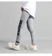 Load image into Gallery viewer, Kid Girls Striped Letters Print Pants Leggings Wholesale 211111405
