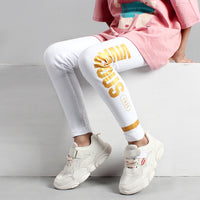 Load image into Gallery viewer, Kid Girls Striped Letters Print Pants Leggings Wholesale 211111405
