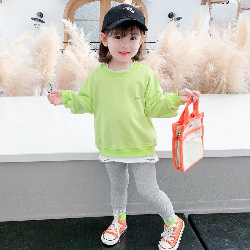 Baby Kid Girls Solid Color Ripped Hoodies Swearshirts Wholesale 21111199
