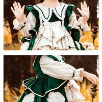 Load image into Gallery viewer, Baby Kid Girls Bow Lace Embroidered Birthday Party Dresses Princess Dresses Wholesale 211115671
