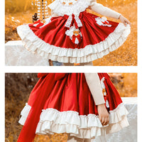 Load image into Gallery viewer, Baby Kid Girls Animals Cartoon Bow Lace Embroidered Birthday Party Dresses Princess Dresses Wholesale 211115672
