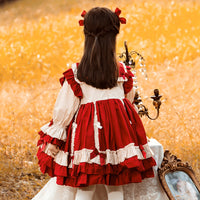 Load image into Gallery viewer, Baby Kid Girls Color-blocking Bow Birthday Party Dresses Princess Dresses Wholesale 211115674
