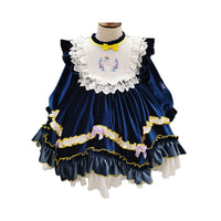 Load image into Gallery viewer, Baby Kid Girls Flower Animals Bow Lace Embroidered Birthday Party Dresses Princess Dresses Wholesale 211115678
