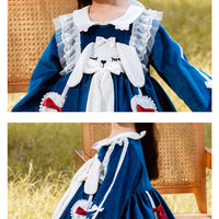 Load image into Gallery viewer, Baby Kid Girls Cartoon Bow Lace Embroidered Birthday Party Dresses Princess Dresses Wholesale 211115681
