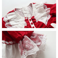 Load image into Gallery viewer, Baby Kid Girls Bow Lace Embroidered Birthday Party Dresses Princess Dresses Wholesale 211115682
