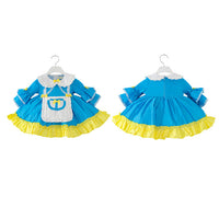 Load image into Gallery viewer, Baby Kid Girls Color-blocking Bow Lace Birthday Party Dresses Princess Dresses Wholesale 211115694

