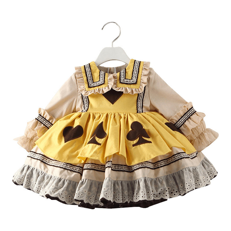 Baby Kid Girls Bow Lace Embroidered Birthday Party Dresses Princess Dresses Wholesale 211115708