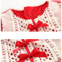 Load image into Gallery viewer, Baby Kid Girls Flower Bow Lace Embroidered Party Sports Dresses Princess Dresses Wholesale 211115710
