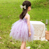 Load image into Gallery viewer, Baby Kid Girls Solid Color Lace Dresses Princess Dresses Wholesale 211115734
