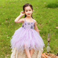 Load image into Gallery viewer, Baby Kid Girls Solid Color Lace Dresses Princess Dresses Wholesale 211115734
