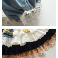 Load image into Gallery viewer, Baby Kid Girls Color-blocking Bow Lace Dressy Dresses Princess Dresses Wholesale 211115742
