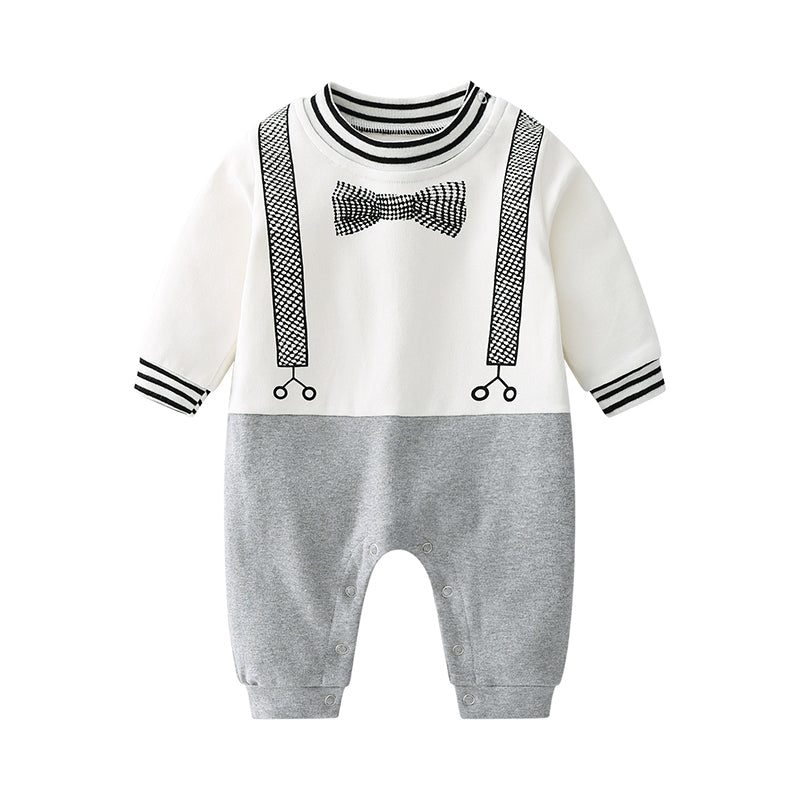 Baby Kid Boys Color-blocking Jumpsuits Wholesale 21111605