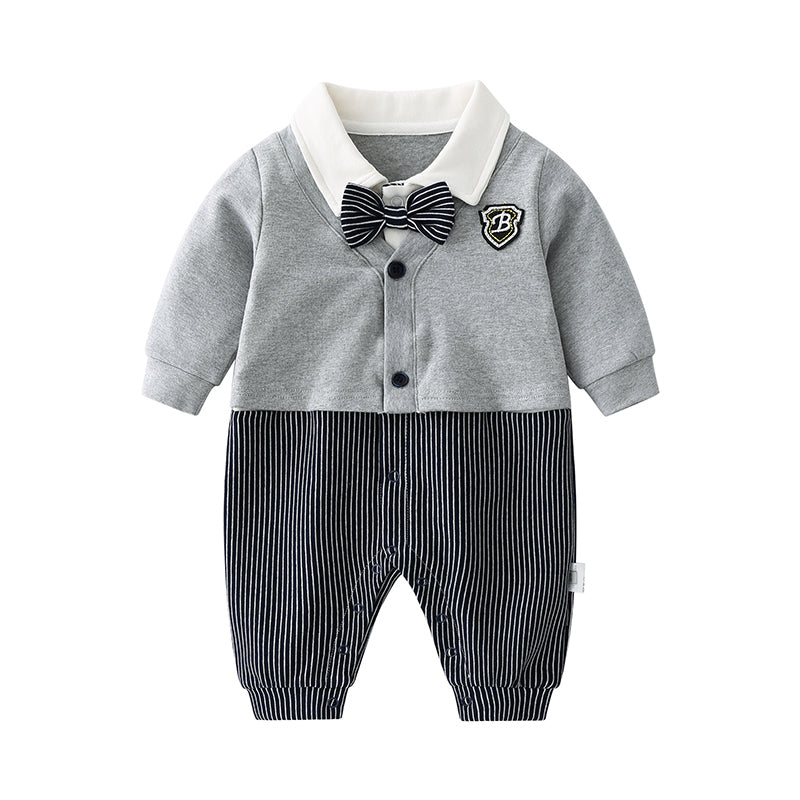 Baby Boys Color-blocking Jumpsuits Wholesale 21111607