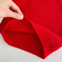 Load image into Gallery viewer, Baby Girls Solid Color Flower Embroidered Rompers Sweaters Knitwear Wholesale 211116198
