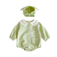 Load image into Gallery viewer, Baby Kid Girls Solid Color Rompers Wholesale 211116222
