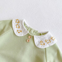 Load image into Gallery viewer, Baby Kid Girls Solid Color Rompers Wholesale 211116222
