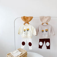 Load image into Gallery viewer, Baby Kid Unisex Solid Color Cartoon T-Shirts Pants Wholesale 211116225
