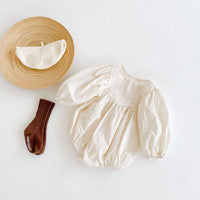 Load image into Gallery viewer, Baby Girls Solid Color Rompers Wholesale 211116230
