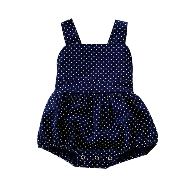 Baby Girls Solid Color Polka dots Star Print T-Shirts Rompers Wholesale 211116238