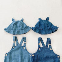 Load image into Gallery viewer, Baby Girls Boys Solid Color Rompers Hats Wholesale 211116239
