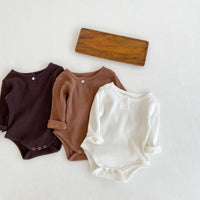 Load image into Gallery viewer, 2 Pieces Set Baby Girls Solid Color Muslin&amp;Ribbed Vests Waistcoats And Lace Rompers Wholesale 211116249
