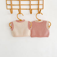 Load image into Gallery viewer, Baby Girls Flower Embroidered Vests Waistcoats Knitwear Cardigan Wholesale 211116252
