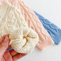 Load image into Gallery viewer, Baby Girls Flower Crochet Embroidered Knitwear Cardigan Wholesale 211116254
