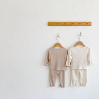 Load image into Gallery viewer, 2 Pieces Set Baby Girls Boys Animals Embroidered Tops And Solid Color Pants Wholesale 211116256
