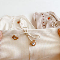 Load image into Gallery viewer, 2 Pieces Set Baby Girls Boys Animals Embroidered Tops And Solid Color Pants Wholesale 211116256
