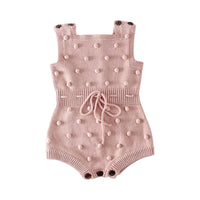 Load image into Gallery viewer, Baby Girls Color-blocking Crochet Rompers Wholesale 211116270

