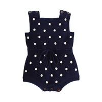 Load image into Gallery viewer, Baby Girls Color-blocking Crochet Rompers Wholesale 211116270
