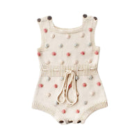 Load image into Gallery viewer, Baby Girls Color-blocking Crochet Rompers Wholesale 211116270
