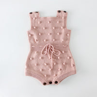 Load image into Gallery viewer, Baby Girls Color-blocking Crochet Rompers Wholesale 211116270
