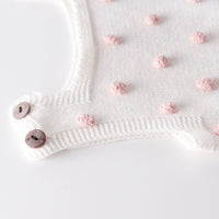 Load image into Gallery viewer, Baby Girls Color-blocking Crochet Rompers Wholesale 211116270
