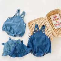 Load image into Gallery viewer, 2 Pieces Set Baby Unisex Solid Color Rompers And Hats Wholesale 211116300
