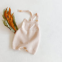 Load image into Gallery viewer, Baby Kid Girls Boys Solid Color Crochet Rompers Wholesale 211116314
