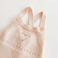 Load image into Gallery viewer, Baby Kid Girls Boys Solid Color Crochet Rompers Wholesale 211116314
