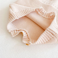 Load image into Gallery viewer, Baby Kid Girls Boys Solid Color Crochet Rompers Wholesale 211116314
