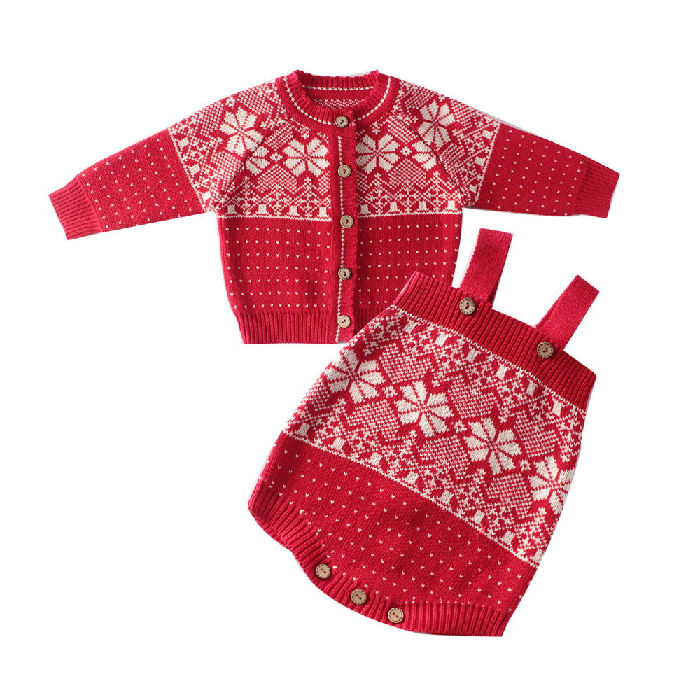 Baby Girls Flower Crochet Rompers Cardigan Wholesale 211116317
