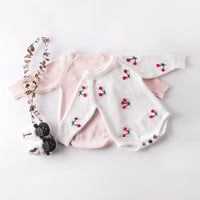 Load image into Gallery viewer, Baby Girls Fruit Crochet Rompers Wholesale 211116347
