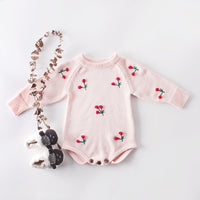 Load image into Gallery viewer, Baby Girls Fruit Crochet Rompers Wholesale 211116347
