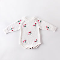 Load image into Gallery viewer, Baby Girls Fruit Crochet Rompers Wholesale 211116347

