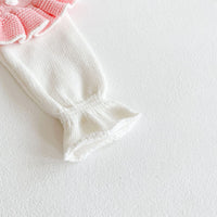 Load image into Gallery viewer, Baby Girls Color-blocking Crochet Rompers Knitwear Wholesale 211116360
