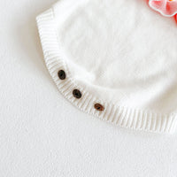 Load image into Gallery viewer, Baby Girls Color-blocking Crochet Rompers Knitwear Wholesale 211116360
