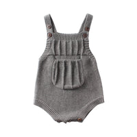 Load image into Gallery viewer, Baby Girls Solid Color Crochet Rompers Wholesale 211116366
