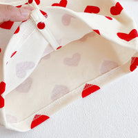 Load image into Gallery viewer, 2 Pieces Set Baby Girls Love heart Print Jackets Outwears And Dresses Wholesale 211116382
