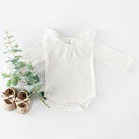 Load image into Gallery viewer, Baby Girls Solid Color Rompers Wholesale 211116398
